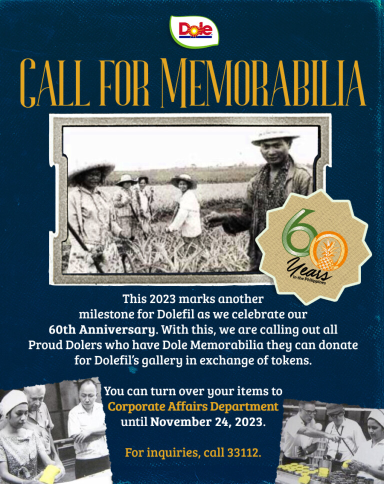 Call for Memorabilia